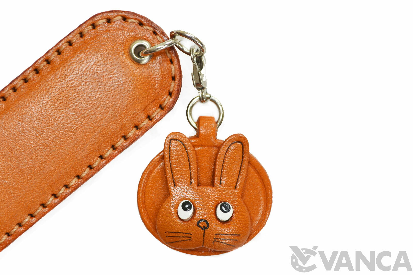 うさぎ ペーパーナイフ【レザー 本革 VANCA バンカクラフト革物語 国産 ハンドメイド 贈り物 即納】