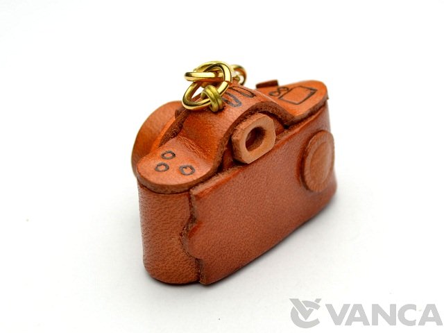 カメラ キーホルダー【レザー 本革 VANCA バンカクラフト革物語 国産 ハンドメイド 贈り物 即納】 vanca-10000026 遊び心くすぐる革雑貨 VANCA サンプル画像3