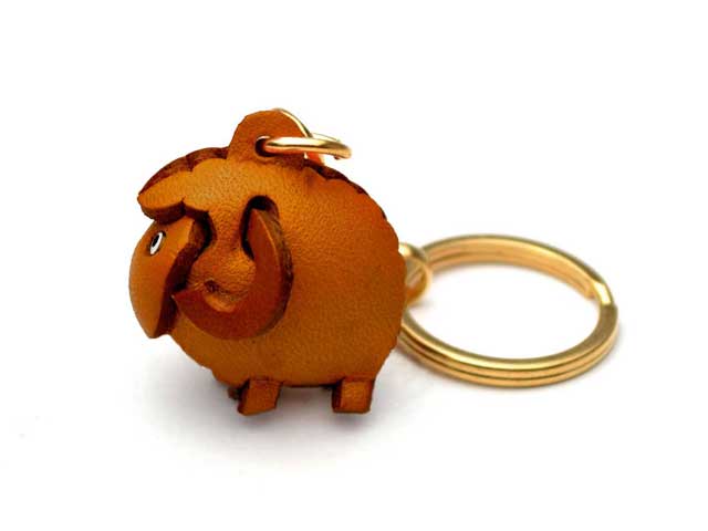 干支 未 キーホルダー【レザー 本革 VANCA バンカクラフト革物語 国産 ハンドメイド 贈り物 即納】