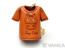 うま Tシャツ キーホルダー【レザー 本革 VANCA バンカクラフト革物語 国産 ハンドメイド 贈り物 即納】