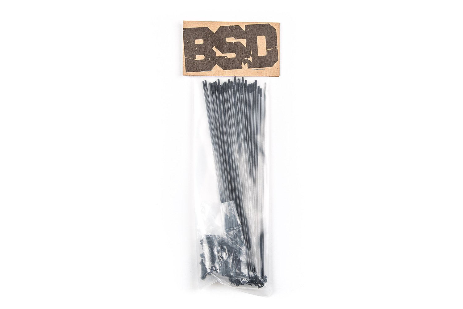 【BMX スポーク】BSD (ビーエスディー) SPOKES & NIPPLES ブラック 194mm