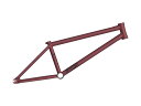 【BMX ストリート フレーム】 STRESS BES Frame (マット バーガンディー) TT20.5