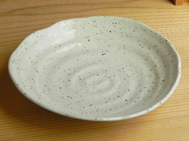 和モダン うずまき模様の梨地 20cm 丸皿 カ...の商品画像