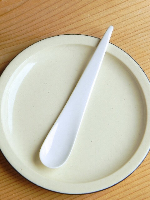 Rakuten - 強化磁器製　デザートスプーン（白）　カフェ食器/業務用
