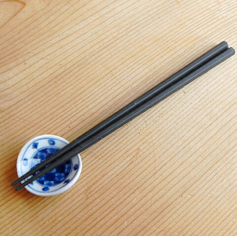 藍染 染市松 丸型箸置き /業務用/和食器/レ...の紹介画像3