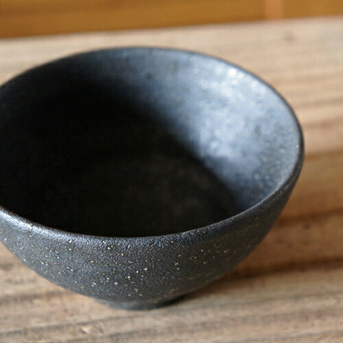 五彩　飯碗　小　炭化　TOJIKITONYA