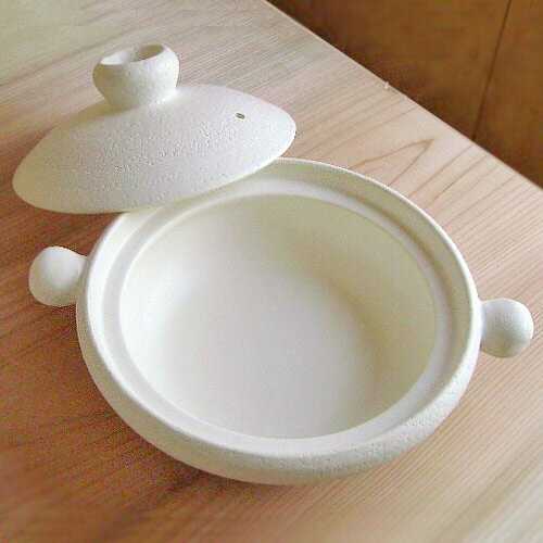 万古焼 こぶし土鍋 白 9号 /TOJIKIT...の紹介画像2