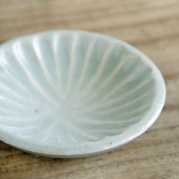 乐天商城 - 高台小皿　青磁　/TOJIKITONYA/