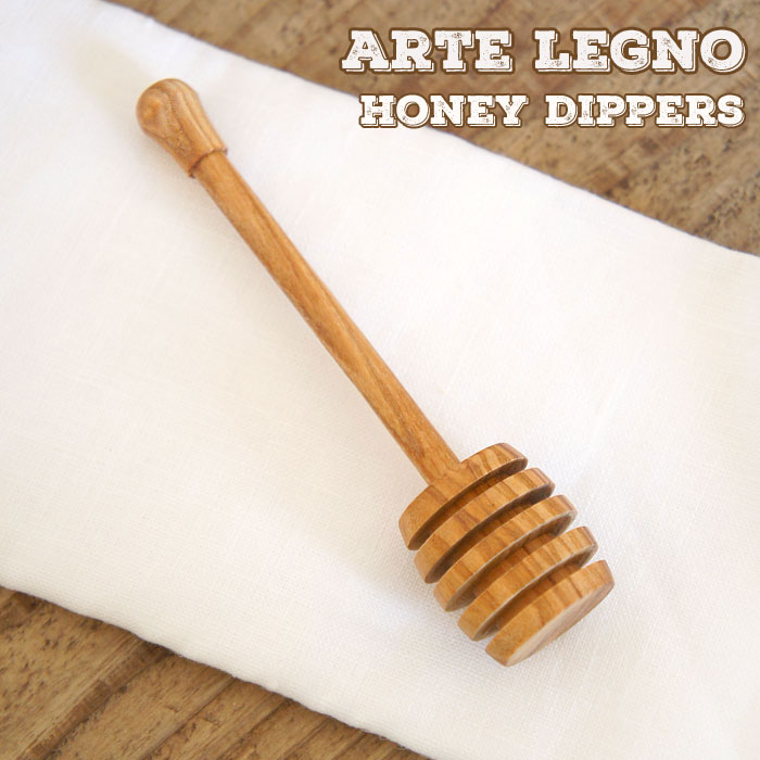 Arte Legno(アルテレニョ) オリーブウッド　ハニースプーン はちみつ/木製/Honey Dippers/