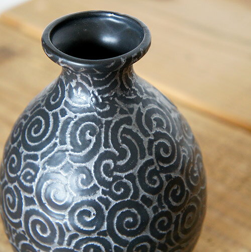 〜銀彩黒唐草 玉徳利 単品〜 和食器/お酒/熱...の紹介画像3