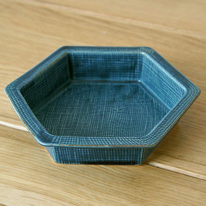 和三盆　六角鉢大：青菓子皿/TOJIKI TONYA/