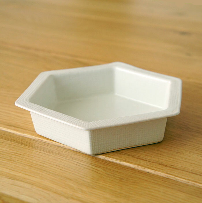 和三盆　六角鉢小：白菓子皿/TOJIKI TONYA/