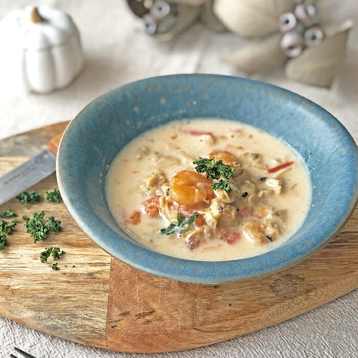 乐天商城 - TOJIKI TONYA　フレア　グレージュブルー　ボウルS中鉢/取り鉢