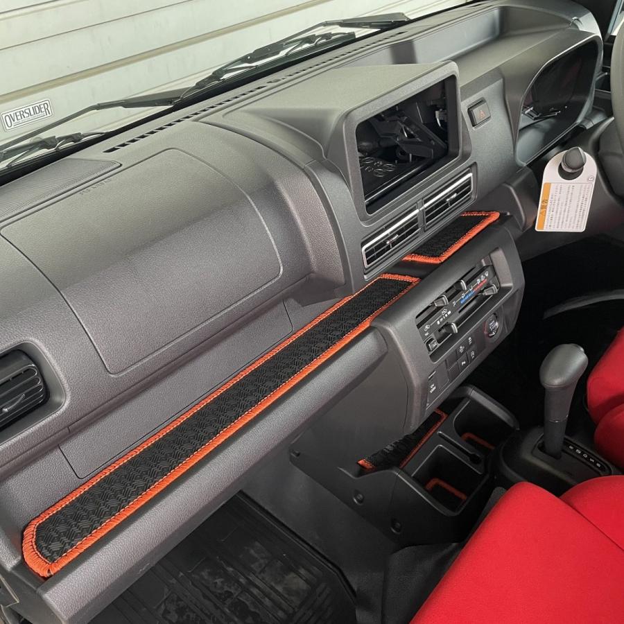 ダイハツ ハイゼット トラック/ハイゼットジャンボ MC後 (S500P/S510P)専用 ラバー インテリア マットセット 軽トラカスタム