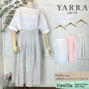 YARRA ヤラ 3WAYキャミジャンパースカート ホワイト/ピンク/ライトグレー フリー