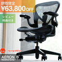 【期間限定63,800円引き&当店限定レビュー特典】アーロンチェア リマスタード ポスチャーフィットSLフル装備 Bサイズ グラファイトフレーム グラファイトベ...