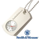 [正規品] スミス＆ウェッソン Smith & Wesson ミリタリー 時計 DOG TAG WATCH BLACK SWW-1564-SLV [あす楽] [送料無料] [雑誌掲載ブランド]