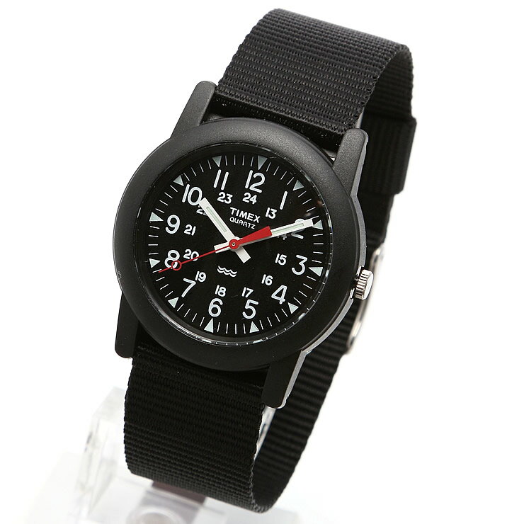 TIMEX タイメックス 腕時計 T18581 CAMPER / キャンパー ミリタリーウォッチ メンズ レディース 時計 アナログ ミリタリー カジュアル ブラック