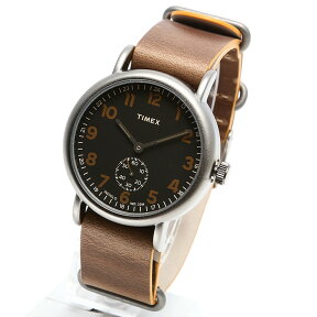 TIMEX タイメックス 腕時計 TW2P86800 WEEKENDER VINTAGE / ウィークエンダー ヴィンテージ ミリタリーウォッチ メンズ レディース 時計 アナログ ミリタリー カジュアル ブラウン ブラック