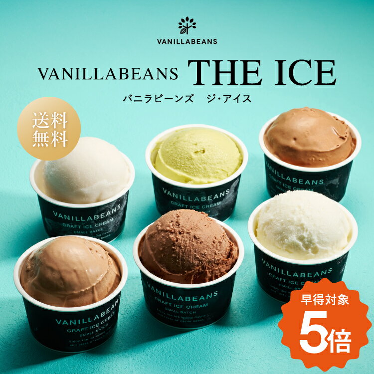 VANILLABEANS THE ICE 6個入(送料無料)[9/28着迄] チョコレート 横浜 バニラビーンズ | クラフトアイス アイス スイーツ 高級 アイスクリームギフト ギフト おしゃれ 詰め合わせ お取り寄せ プレゼント