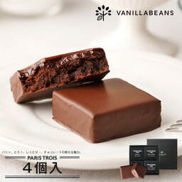 バニラビーンズ 生チョコ バニラビーンズ パリトロ・スイート4個入 ギフト チョコレート お菓子 あす楽 母の日ギフト