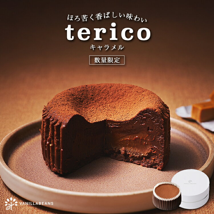 terico テリコ・キャラメル [9/28着迄] バニラビーンズ てりこ チョコレート ケーキ チョコ お菓子 スイーツ おしゃれ 洋菓子 テリーヌショコラ グルテンフリー タイムセール キャラメル 敬老の日のサムネイル