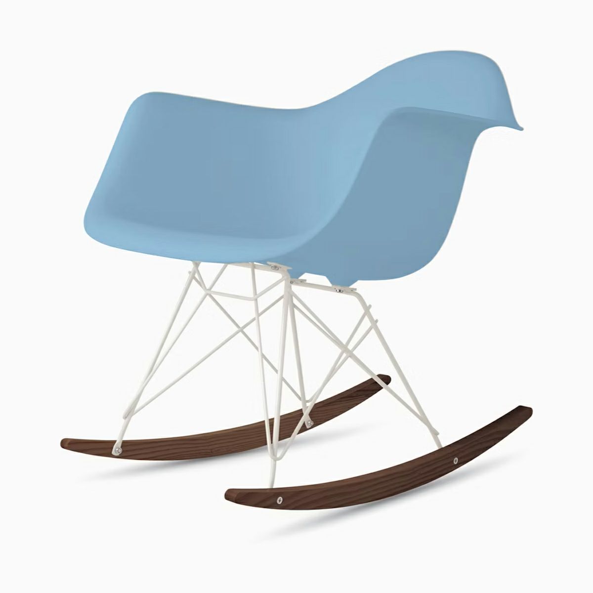 イームズ アームシェルチェア RAR ペールブルー ホワイトベース ウォールナット［RAR. 91 OU PBU］