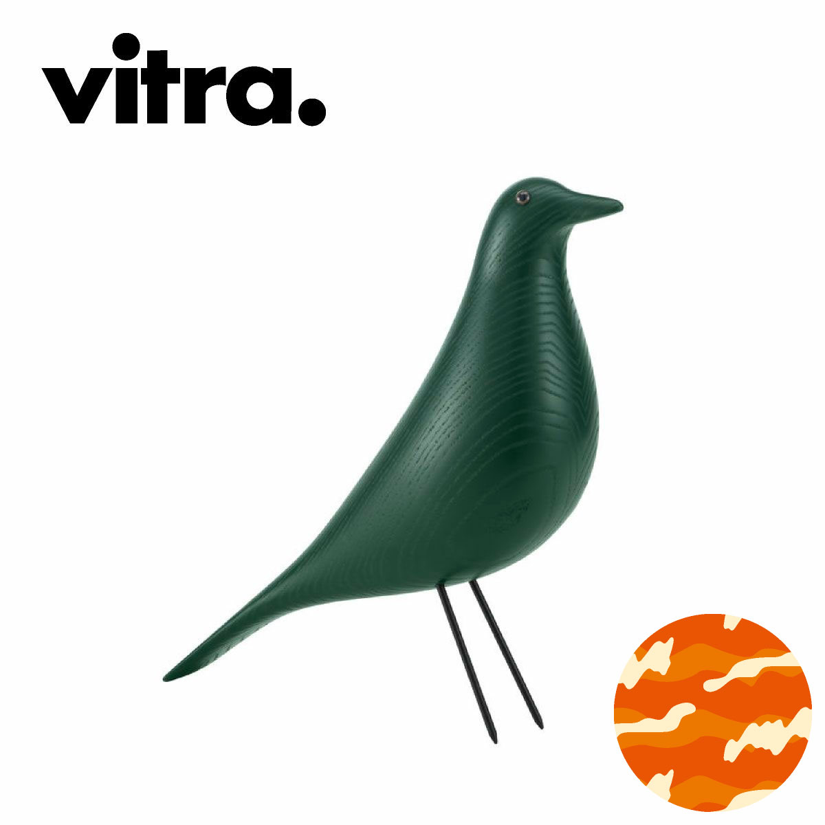 Vitra（ヴィトラ） イームズ ハウスバード ダークグリーン （Eames House Bird Dark Green）