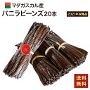 ポイントUP!マダガスカル産 バニラビーンズ 【20本16~18cm】 オーガニックECOCERT グルメ ブラック A グレード パティシエ用 5g前後 ブル...