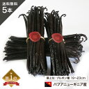 ポイントUP!バニラビーンズ 香り Vanillin 一般比:2倍 圧倒的 【極長19-23cm】 【5本】 最上位 グレード パプアニューギニア産 バニラ 製...