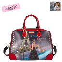 nicolelee ニコールリー PRT16830 ボストンバッグ トラベル ショルダーバッグ お洒落 レディース バッグ ゴルフバッグ 旅行 鞄 大容量 高見...