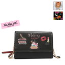 nicolelee ニコールリー PRT7501 クロスボディバック ショルダーバッグ お財布バッグ 旅行 クラッチバッグ 鞄 大容量 軽量 高見え ヴィーガン...