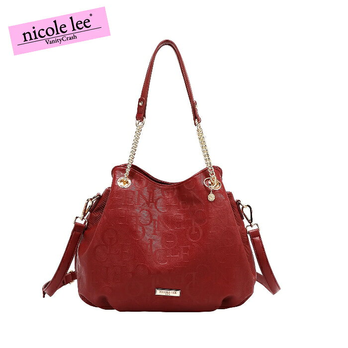 樂天商城 - nicolelee ニコールリー EMB17512 EMBOSSED ELEGANCE エレガンスハンドバッグ ショルダーバッグ お出かけ レディース バッグ 鞄 大容量 高見え ヴィーガンレザー デザインバッグ 個性的 アメリカブランド 20代 30代 40代 50代 60代