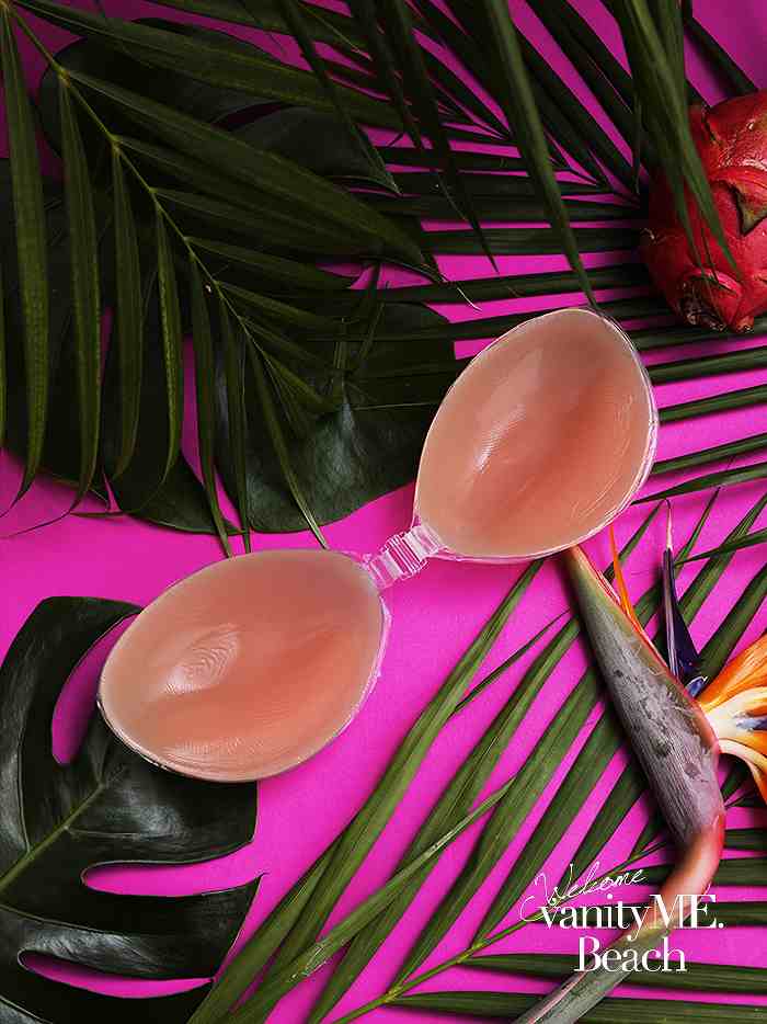 水着レディース水着アイテム インナー フリーブラ とにかく盛れる☆3Dシリコンブラ♪きれいな丸みで美胸超〜アップ ビーチ リゾート レディースvbi-uw001 谷間