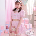 ピンク色 バニー 高級 バニーガール スカート かわいい バニー服 うさぎ コスプレ 彼女 ミニスカ コスプレうさぎ うさみみカチューシャ コスプレ 衣装 コスプレ衣装 大人 【4点セット】Cheeky Pastel Bunny チーキー パステル [ナナちゃん着用] ピンク vcsbn-10216-3