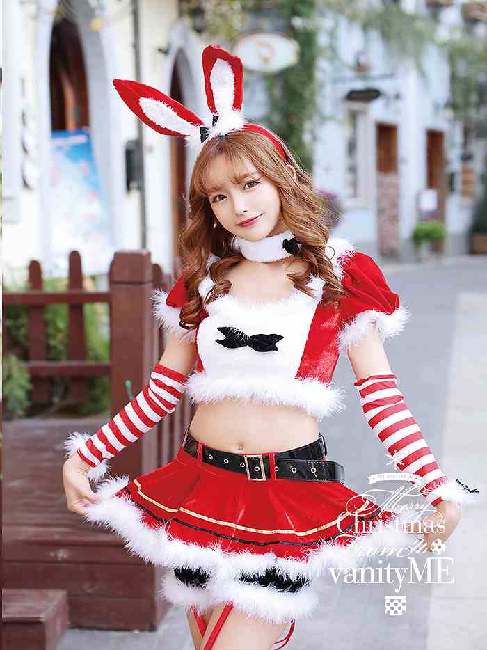 [正規品]【 送料無料 】 malymoon バニーガール バニー うさぎ うさ耳 ウサギ 衣装 仮装 レディース コスチューム セット アニマル 動物 大人 女性 可愛い セクシー スカート ファー ピンク ネイビー 紺 ml-45010-1