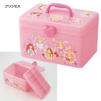 持ち手付きボックスキャラクター2000BO5アクセサリーボックスアクセサリーケースコスメケースおもちゃ箱救急箱トレー付きディズニープリンセスサンリオキティトイストーリーラプンツェルかわいいおしゃれDISNEYキッズ子供女の子男の子グッズ通販