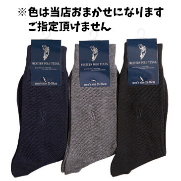 靴下 メンズ WESTERN POLO メッシュ 無地 25cm〜26cm | 紳士 男性用 大人 下着 春 夏 ビジネス ソックス 靴下 くつ下 ネイビー グレー ブラック 紺色 黒色 ポリエステル ビジネスソックス プレゼント ギフト まとめ買い 大量買い 販促品 新社会人 男性 高校生 25cm 26cm