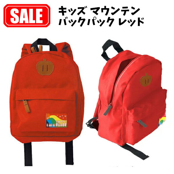 キッズ マウンテン バックパック 1100 キッズ リュック 男の子 女の子 かばん デイパック リュックサック 通販 幼稚園バッグ 保育園バッグ 保育園 幼児 カラフル レッド 赤 シンプル かわいい 無地 リュック カラー 子供 子供用 子ども