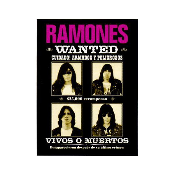 ラモーンズ ポスター RAMONES ウォンテッド JOEY RAMONE ラモーンズ Ramones アメリカ ミュージシャン ..