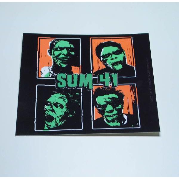 【メール便送料無料】 ロックステッカー サムフォーティワン ＜STICKERS＞ SUM41　　プレゼント