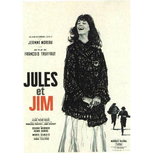 クラッシック映画ポストカード 突然炎のごとく 【JULES ET JIM】 通販 プレゼント