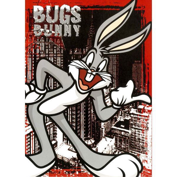 ワーナー　バッグス・バニーポストカード【Bugs Bunny】ルーニー・テューンズ　通販　　プレゼント