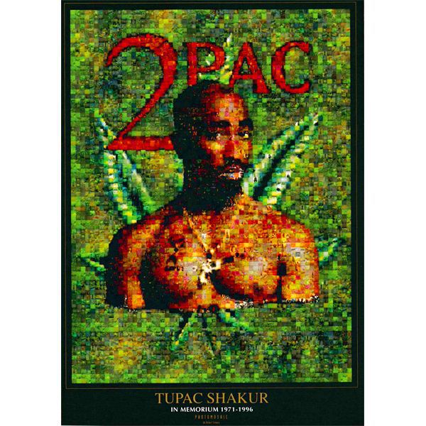 トゥパック・シャクール【Tupac Shakur】ポストカード　通販　　プレゼント
