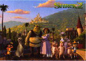 シュレック キャラクター映画 ポスター 《SHREK2》 通販 楽天 販売 プレゼント アニメ 緑色 怪物 インテリア おしゃれ 内装 リフォーム ショップ 店舗 居酒屋 バー 飲食店 新店 新居 アート