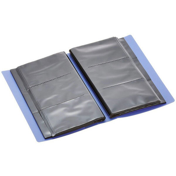 受発注商品 ナカバヤシ 名刺ホルダー ベーシック 240枚収納 CB5073B ブルー