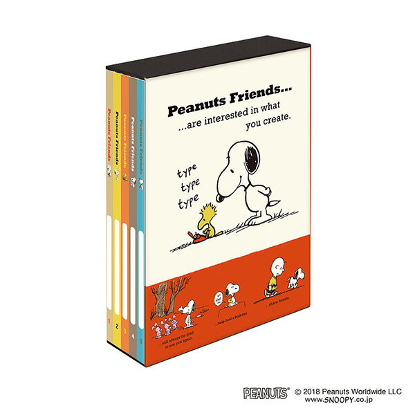 L判 210枚収納 ナカバヤシ ピーナッツ 5冊BOXポケットアルバム スヌーピー A柄 L3段 ア-PL-1031-11