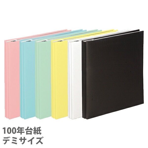 ナカバヤシ フエルアルバム 100年台紙黒 デジタルフリーアルバム デミサイズ アH-DF-132 受発注品