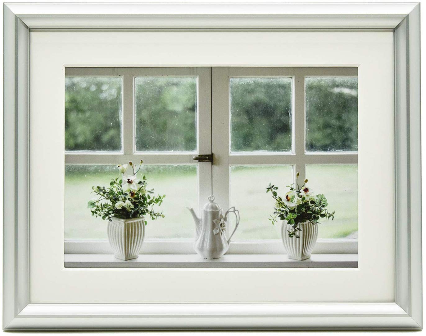 フジカラー アルミ額縁 YA-5 ワイド六切 シルバー 受発注品 写真立て 壁掛け フォトフレーム 額縁 ワイ..