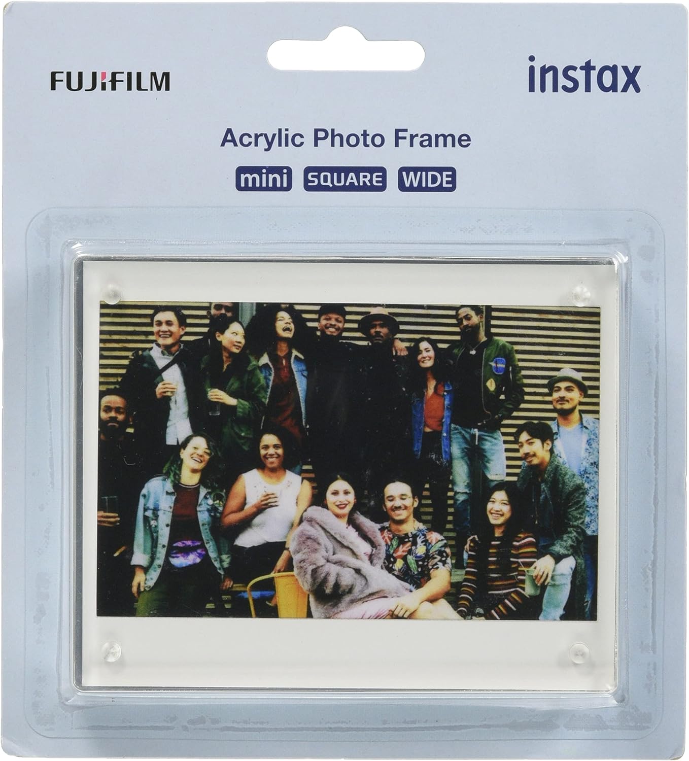 受発注商品 チェキ instax mini/SQUARE/WIDE兼用 アクリル フォトフレーム 富士フイルム FUJIFILM 写真立て クリア